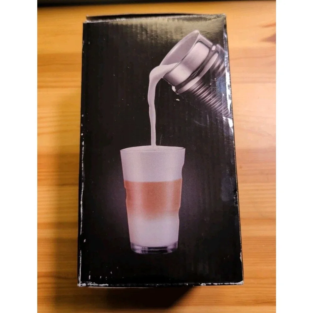 Nespresso Aeroccino 3 Hot & Cold Milk Frother - Black/Steel